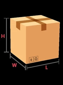 أبعاد الطرد