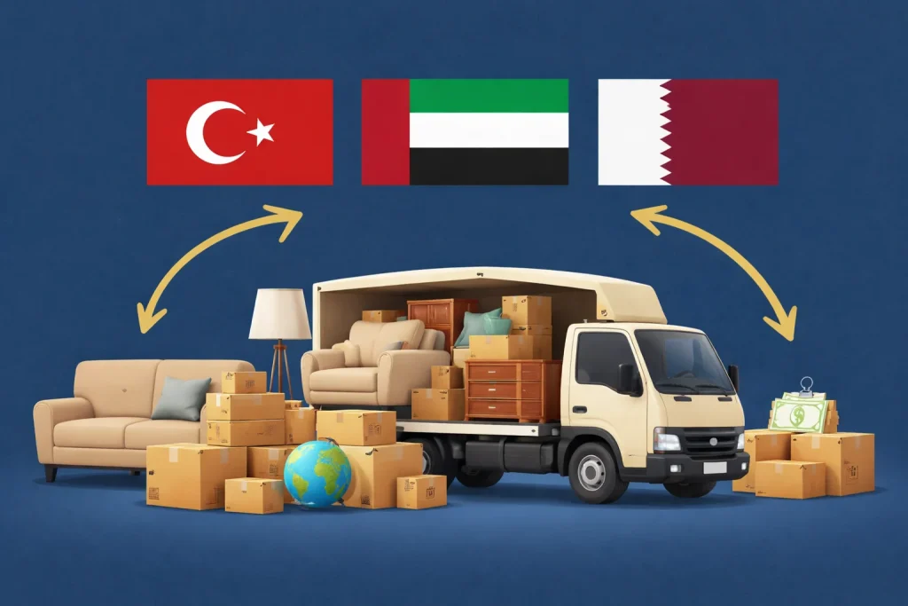 Furniture and Furnishing Shipping from Turkey